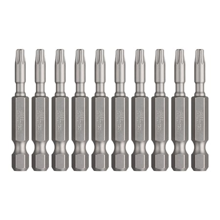 Vessel Power Bit 1/4" Hex B, T20x49H Repl, PK10 B35MM,BCT2049HRB