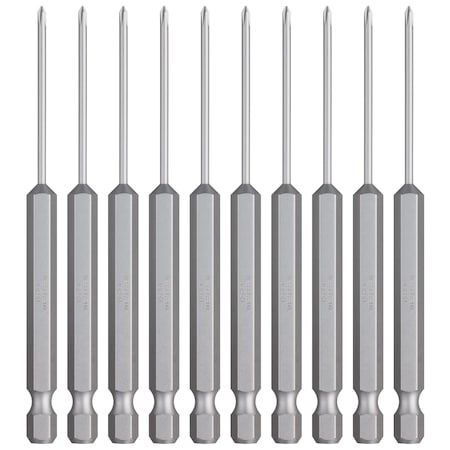 Vessel Power Bit 1/4" Hex B, +00x2x40x100, PK10 B35P00240100H