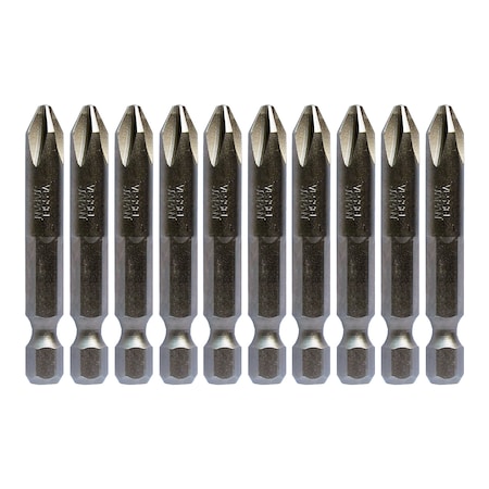 Vessel Power Bit 1/4" Hex B, +2x50x, PK10 B35P250X