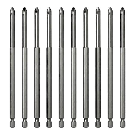 Vessel Power Bit 1/4" Hex B, +2x3.65x152H, PK10 B35P2635152H