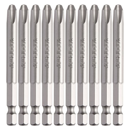 Vessel Power Bit 1/4" Hex B, +3x75H, PK10 B35P375H