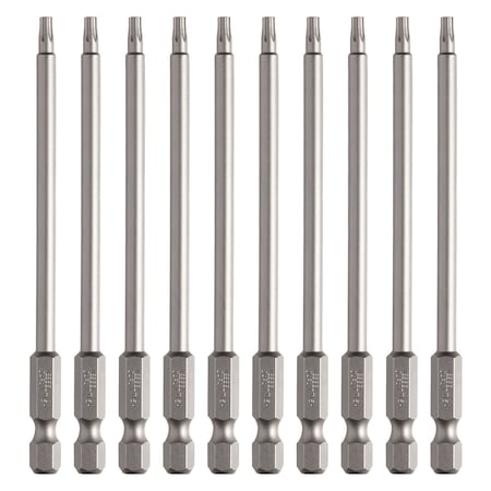 Vessel Power Bit 1/4" Hex B, T15Hx100H Ta, PK10 B35T15H100H