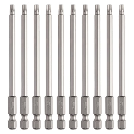 Vessel Power Bit 1/4" Hex B, T20Hx100H Ta, PK10 B35T20H100H