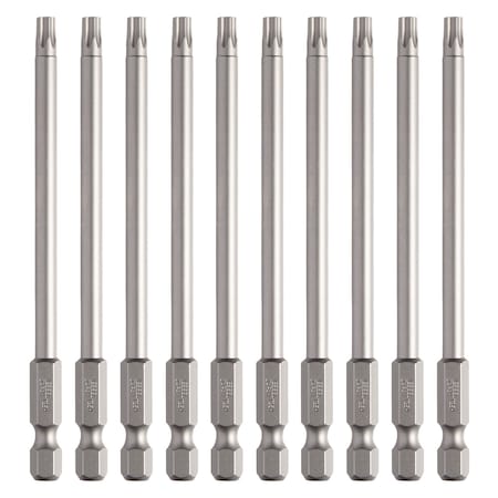 Vessel Power Bit 1/4" Hex B, T25H100H Tam, PK10 B35T25H100H