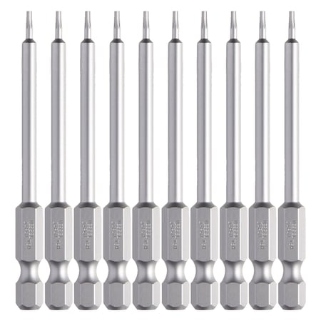 Vessel Power Bit 1/4" Hex B, T6Hx75H Tamp, PK10 B35T6H75H