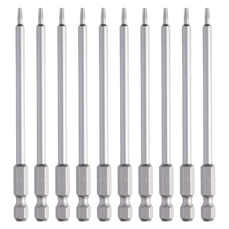 Vessel Power Bit 1/4" Hex B, T8Hx100H Tam, PK10 B35T8H100H