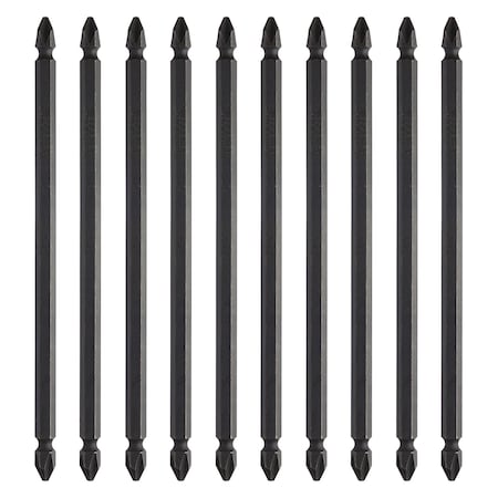 Vessel Double-Ended Bit 1/4" Hex B, +2Bx1, PK10 B43BP2150S