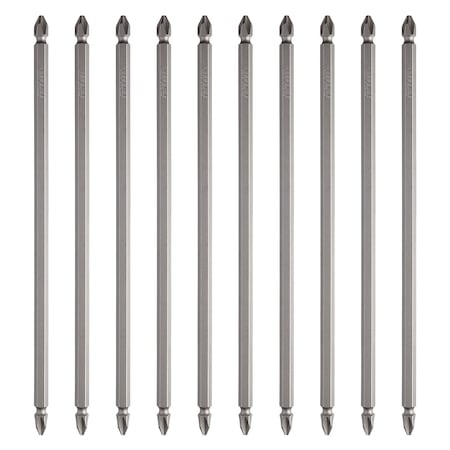 Vessel Double-Ended Bit 1/4" Hex B, +2x20, PK10 B43P2200G