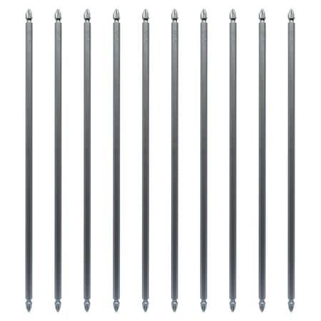 Vessel Double-Ended Bit 1/4" Hex B, +2x30, PK10 B43P2300H