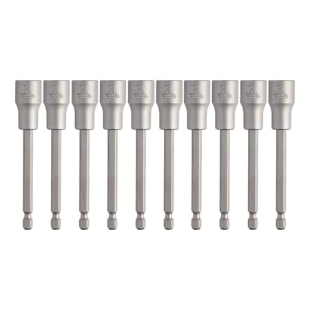 Vessel Power Bit 1/4" Hex B, A/F12x100 Pr, PK10 B45AF12100