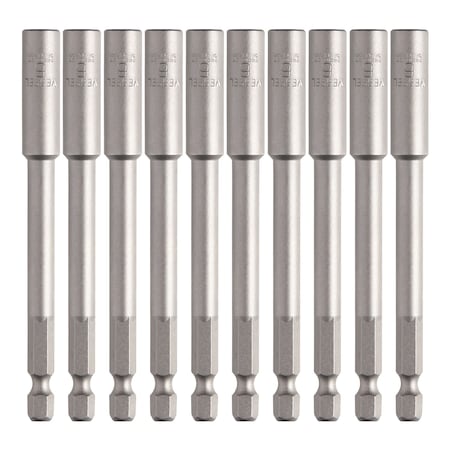 Vessel Power Bit 1/4" Hex B, A/F6x100 Nut, PK10 B45AF6100