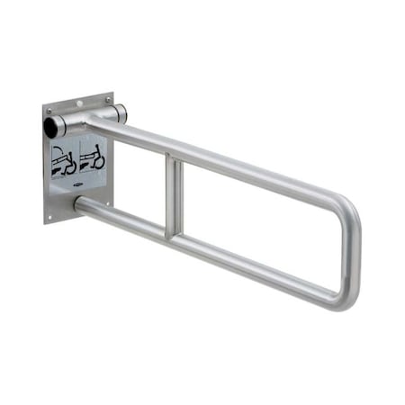 Bobrick B4998 Satin Stainless Steel Grab Bar, 29" L, Stainless Steel, Satin Stainless Steel B4998