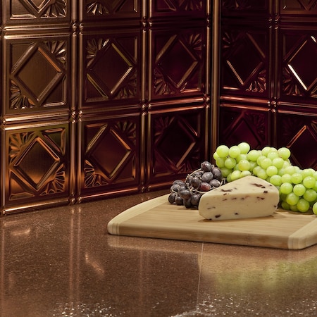 Fasade Fasade 18in x 24in Traditional 4 Oil Rubbed Bronze Backsplash Panel 5pk PB5126