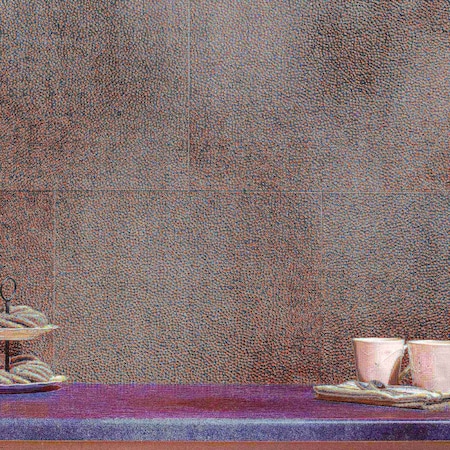 Fasade Fasade 18in x 24in Hammered Moonstone Copper Backsplash Panel 5pk PB5518