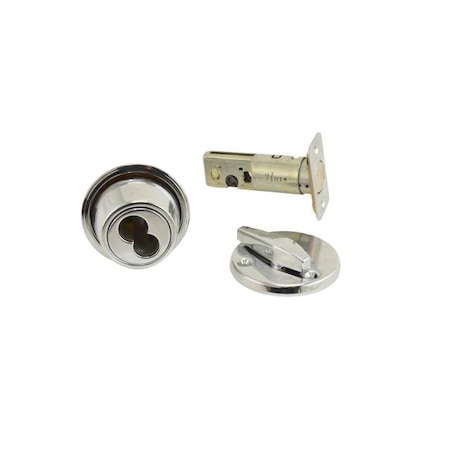 Schlage Commercial Bright Chrome Deadbolt B560J625 B560J625