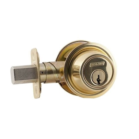Schlage Commercial Bright Brass Deadbolt B563605 B563605