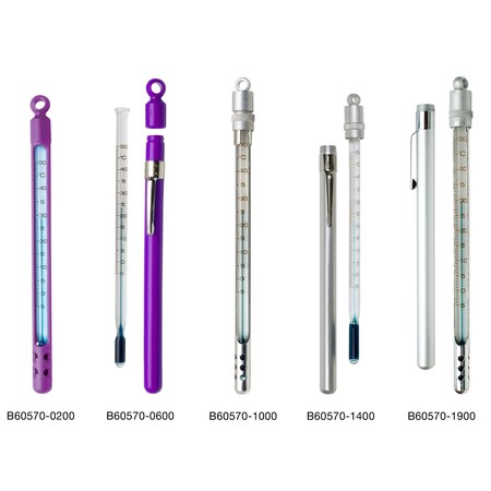 Bel-Art Enviro-Safe Pocket Thermometer, Temp. Ra B60570-0800