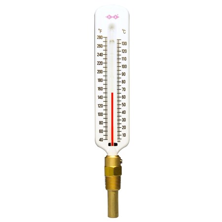 Bel-Art Products Hot Water Thermometer 5/120C And 40/260F 60807-0200