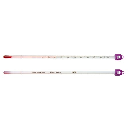 Bel-Art Products Incubator Thermometer 0/80 Deg. C 250mm Lengt 60810-1600
