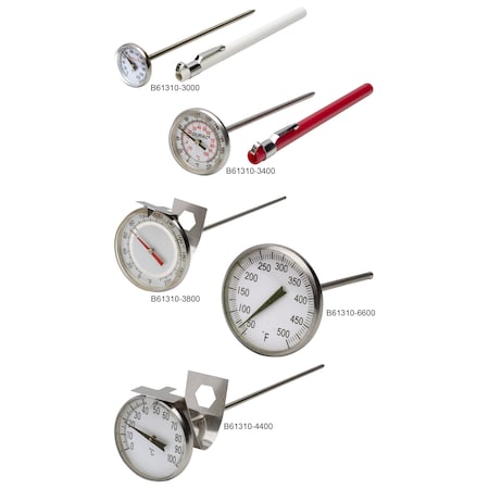 Bel-Art - Scienceware Bi-Metallic 1.3" Dial, Meter, 4.9 B61310-3400