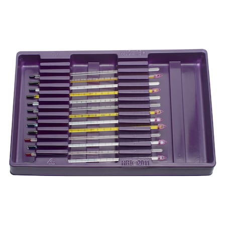 Bel-Art Angled Thermometer Storage Tray, 14, PK2 B61400-5100