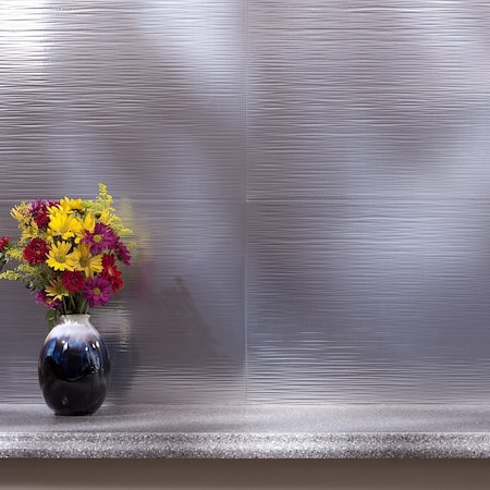 Fasade Fasade 18in x 24in Ripple Brushed Aluminum Backsplash Panel 5pk PB6208