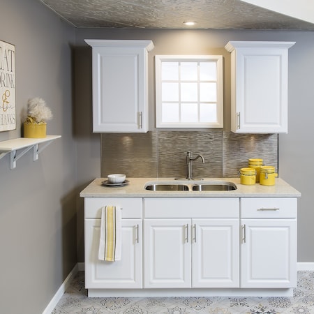 Fasade Fasade 18in x 24in Ripple Brushed Nickel Backsplash Panel 5pk PB6229