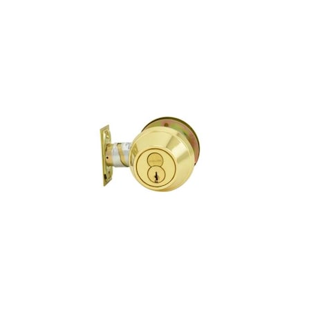 Schlage Commercial Bright Brass Deadbolt B660R605 B660R605