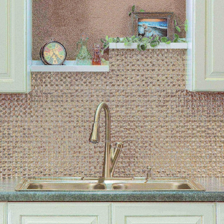Fasade Fasade 18in x 24in Terrain Vintage Metal Backsplash Panel 5pk PB6734