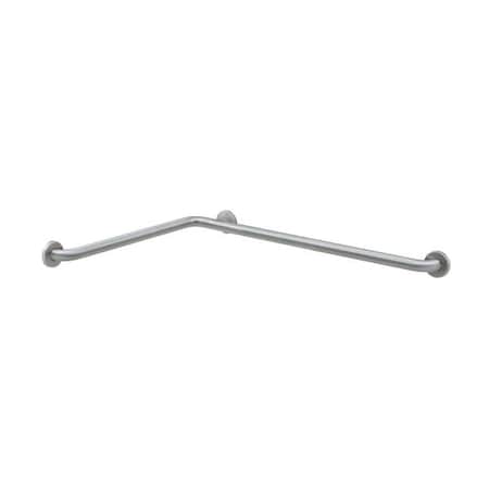 Bobrick Peened B6861699 Satin Stainless Steel Grab Bar, 39-7/8" L, Stainless Steel, Satin Stainless Steel B68616.99