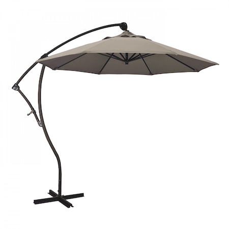 California Umbrella Cantilever, Bronze Aluminum Pole, 9 Ft., Su 194061010075