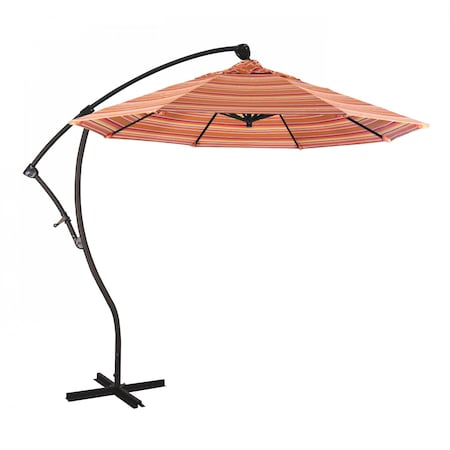 California Umbrella Patio Umbrella, Octagon, 95" H, Sunbrella Fabric, Dolce Mango 194061010136