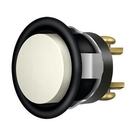 Deltana Replacement Bell Button Black BBC20-REPLU19