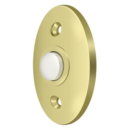 Deltana Bell Button, Standard Bright Brass BBC20U3