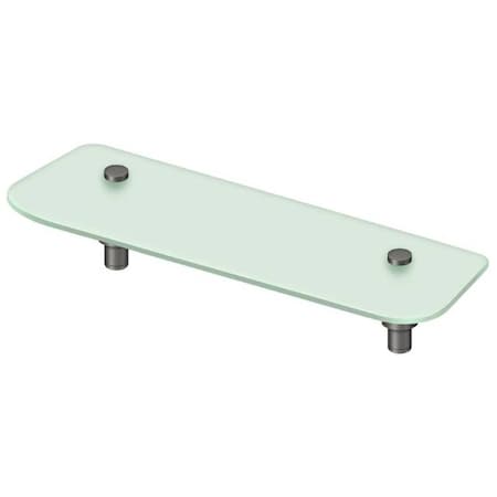 Deltana Shampoo Shelf With Glass Sobe Series Oil Rubbed Bronze 15-3/4" BBS1575-10B