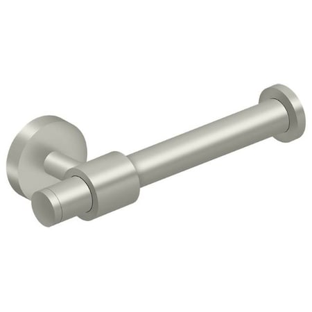 Deltana Toilet Paper Holder Single Post " L" Sobe Series Satin Nickel BBS2001L-15