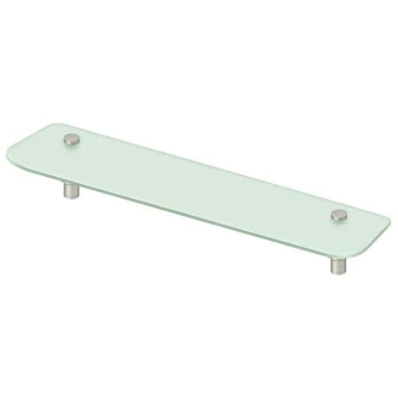 Deltana Shampoo Shelf With Glass Sobe Series Satin Nickel 27.5" BBS2750-15