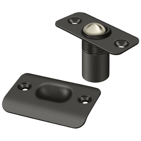 Deltana Ball Catch, Round Corners Oil Rubbed Bronze BC218RU10B