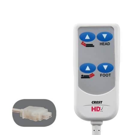 Crest HD2 Bed Control, 8 ft., Cord, Various Br BCAA400