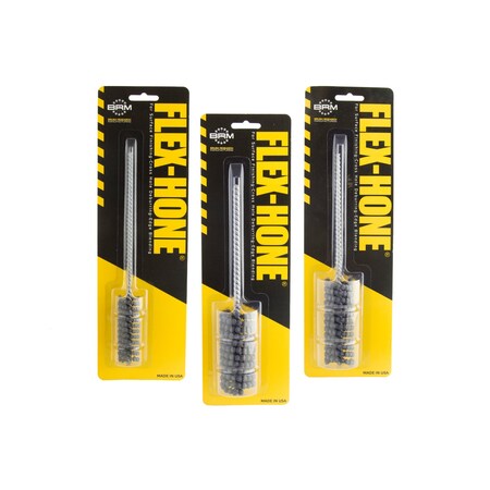 Flex-Hone Tool BCK12  3-Piece FLEX-HONE Kit in 120 Grit Silicon Carbide BCK12