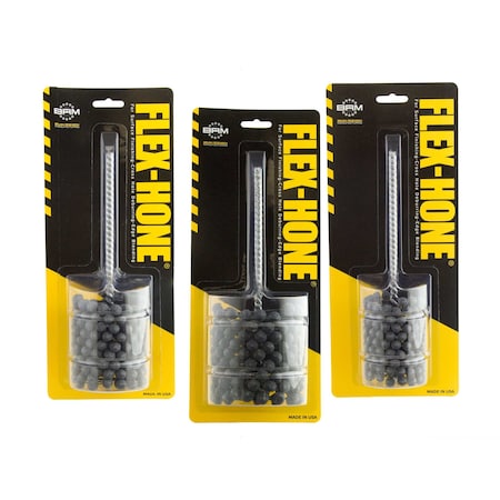 Flex-Hone Tool BCKC 3-Piece FLEX-HONE Kit in 240 Grit Silicon Carbide BCKC