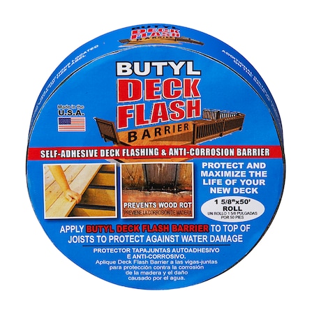 Cofair Butyl Deck Flash Barrier, 1-5/8"X50' BDFB1550