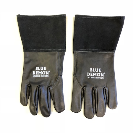 Blue Demon TIG Welding Gloves, Goatskin Palm, S BDWG-TIG-BK-S