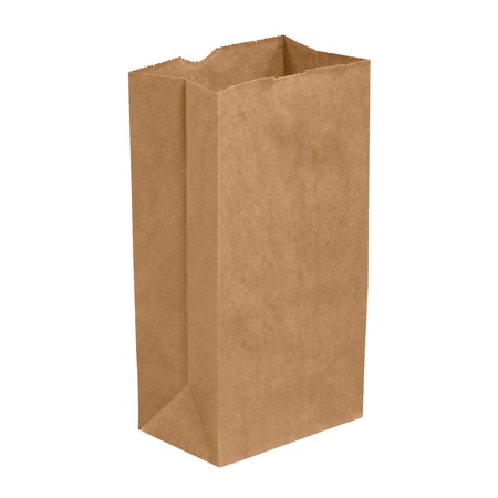 Partners Brand Hardware Bags, 4 5/16" x 2 7/16" x 7 7/8", Kraft, PK400 BGH121K