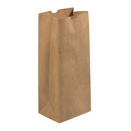 Partners Brand Hardware Bags, 6 5/16" x 4 1/8" x 13 3/8", Kraft, PK400 BGH127K
