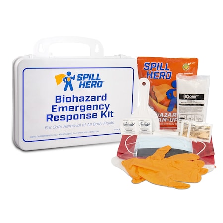 Spill Hero Biohazard Case w/1, BK107 Kit, PK2 BK607-2