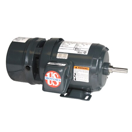 Us Motors Motor, 5HP, 1760/1440rpm, 184TC, 60/50Hz, FLA BMU5P2DCR