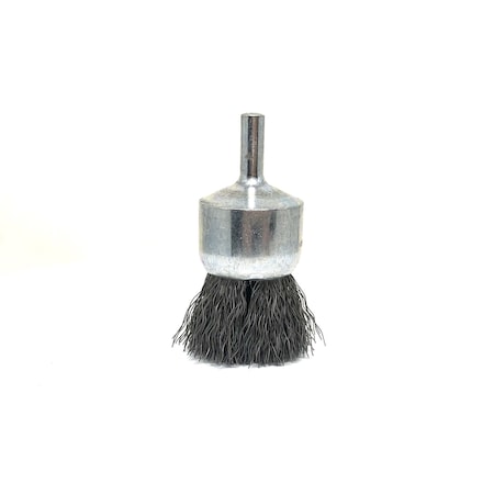 Brush Research BNS1006 Solid End Brush. 1" Dia., .006CS, .875" Trim Length, .250" Shank Diameter BNS1006