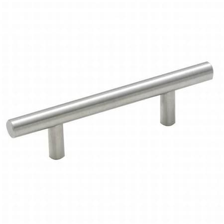Amerock BP19010CSG9-5PACK 3" (76 mm) CTC Carbon Steel Bar Pull Sterling Nickel BP19010CSG9-5PACK