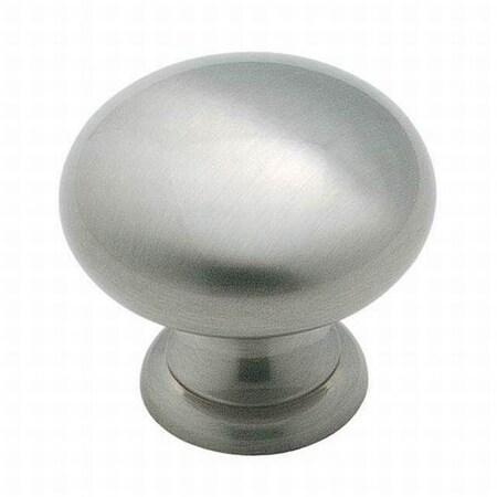 Amerock BP1950G10 1-1/4" (32 mm) Diameter Brass Classics Cab Knob Satin Nickel BP1950G10